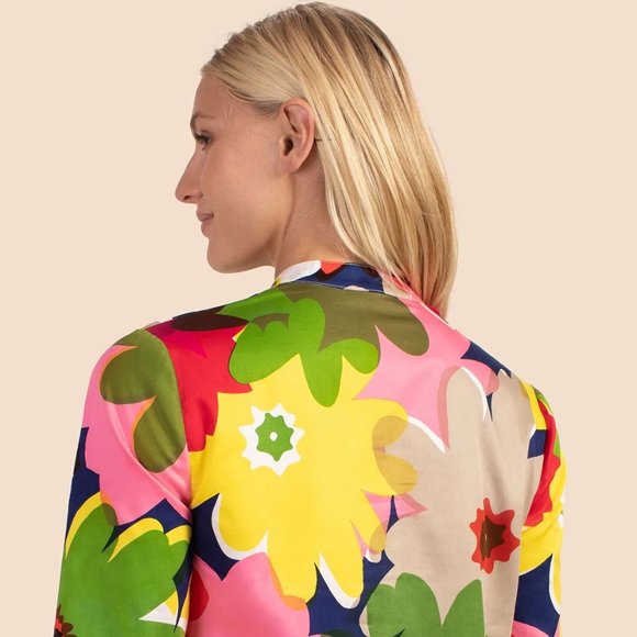 (NWT) Trina Turk "Florida Top" Cotton Floral Tunic XXL (x2Host Pick!) - Picture 11 of 13